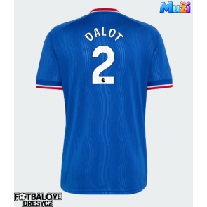 Manchester United Diogo Dalot #2 Venkovní Dres 2026-27 Krátký Rukáv